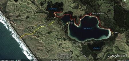 Kai-Iwi Lakes overview
