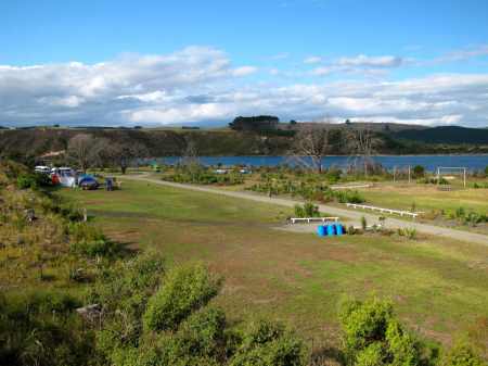 Promenade Campground on Lake Taharoa, Kai-Iwi Lakes