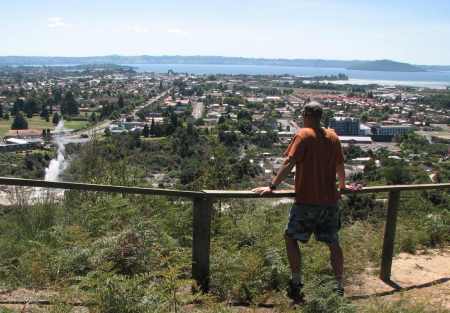 The Rotorua Overlook at Whakarewarewa, accessed via the Waipa Carpark